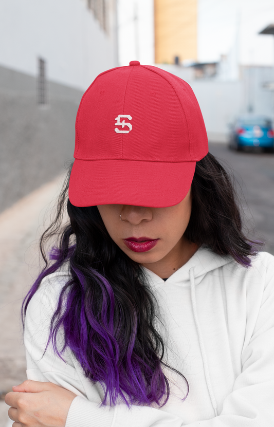 Bold Red Sports Cap – Unisex | Breathable, Sweatproof, Streetwear Fit |Genshae